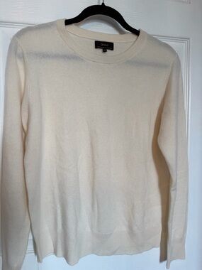 Quince Crewneck Cashmere Pullover - Cream